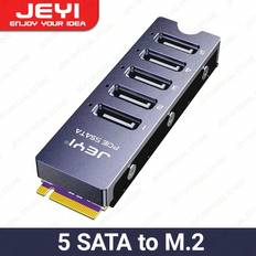 Shein JEYI NVMe M.2 To 5 Sata Adapter, 5 Non-RAID III