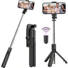 Iphone selfie stick Shein Portable Extendable Selfie Stick Tripod With Wireless Remote Control Compatible With Iphone 14 13 12 Pro Max/ios And Android/samsung Galaxy S22. Perfe