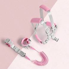 Shein pcsset Baby Antilost Walking Harness With Retractable Leash Wristband And Key Lock Multifunctional Belt For Toddlers