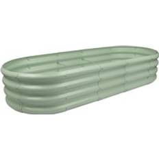 Harbour Housewares Rounded Galvanised Steel Raised Garden Bed
