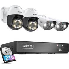 Zosi 4K Security Camera System with AI Face Person Vehicle