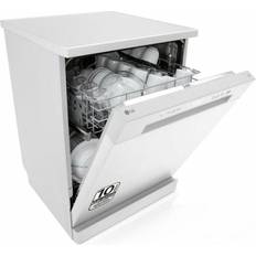 60 cm - D - Fritstående Opvaskemaskiner LG QuadWashTM DF141FW Hvid