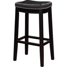 Black Stools Linon Open Box Claridge Seating Stool