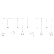 Star Trading Cortina Curtain Transparent Ljusslinga 130 Lampor