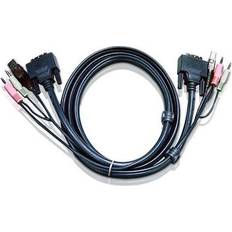 KVM Switches Aten 2L7D05UD 16' USB DVI-D Dual Link Cable for KVM Switches and Extenders