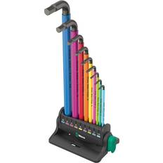 Set Insexnycklar Wera 950/9 Hex-Plus Vinkelskruetrækker-sæt 9 Dele Insexnyckel