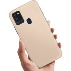 Samsung Galaxy A21s Skal/Mobilskal Beige