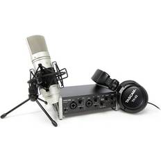 Studio Equipment Tascam 2x2 Track Pack Audio Interfae Package