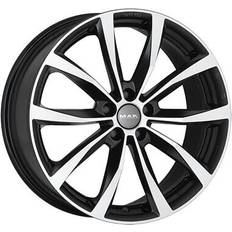 16" - 5/114,3 Bilfelger Mak Wolf Black Polished - /R - Sommardäck