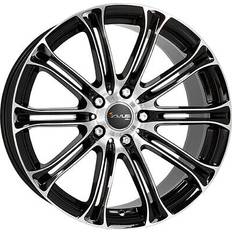 19" - Black Car Rims Avus Alufelge ac-mb1 fur bmw serie 1 coupe 9.5x19 5x120 black polished s59