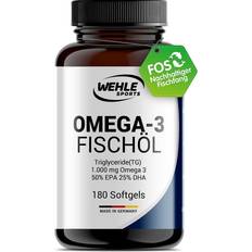 Wehle Sports Triglyceride Fish Oil 1000mg 180 Stk.