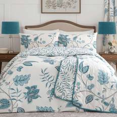 Dreams & Drapes Samira Duvet Cover Blue, Turquoise, White