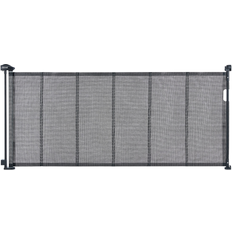 VEVOR Retractable Baby Gate, 34.2" Tall Mesh Baby Gate, Extends up to 76.8" Wide Retractable Gate for Kids or Pets, Retractable Dog Gates for Indoor S