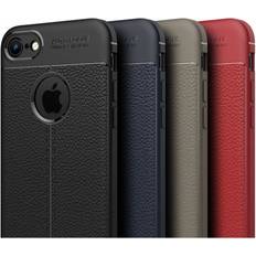 ExpressVaruhuset iPhone 8 Stöttåligt & Stötdämpande Skal LeatherBack