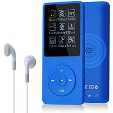 Covvy Slim Music Player 8 GB Portable Lossless Sound 70 Hours Screen MP3 Player Support up to 64 GB Navy Blue