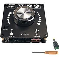 DollaTek ZK-502M Audio Mini 2.0 Stereo 50W 50W bluetooth Digital Amplifier Module 50W*2 AMP Amplificador Home Theater AUX USB