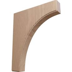 Corbels & Brackets Ekena Millwork 1 3/4 W D 12 H Clarksville Bracket Mahogany