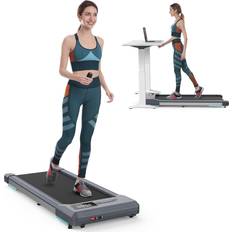 Dripex THERUN Walking Pad Treadmill, Under Desk Treadmill for Home Office with Remote and LED Display, 2.5HP Powerful motor & 265 LBS Weight Capacity