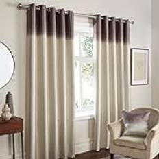 Brown Curtains & Accessories Fusion Strata Ombre