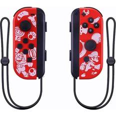 Mario Red Wireless Joy Pair Controller Compatible For Switch, OLED, Lite Gamepad Joystick Replacement