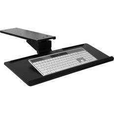 Keyboard Trays Mount It Adjustable Keyboard Tray and Mouse Platform with Wrist Rest Pad