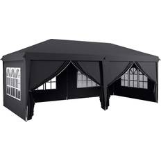 Garden pop up gazebo 3 6m OutSunny 6m Pop Up Gazebo Party Tentwith Storage Bag