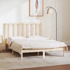 140cm - Trä Sängramar vidaXL brown, 140 Pine Bed