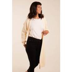 Ribbed Cardigans Blue Vanilla Ribbed Throw On Cardigan STONE