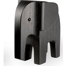Elefant, sortbejdset