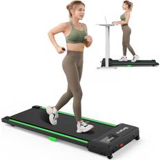 Treadmills on Black Friday sale Dripex 2.5HP Under Desk Treadmill with 6 Shock-absorbing Cushions Remote Control and LED Display