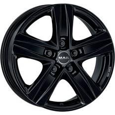 5/120 Bilfelger Mak Alufelge stone 5 fur volkswagen 6.5x16 5x120 gloss black 612