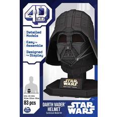 Classic Jigsaw Puzzles Spin Master 4D Build, Star Wars Darth Vader 3D Cardstock Model Kit 83 Pcs Star Wars Toys Desk Decor Building Toys Paper Model Kits for Adults & Teens 12