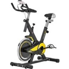 Homcom Exercise Bike Indoor Cycling w/ Adjustable Resistance LCD Display