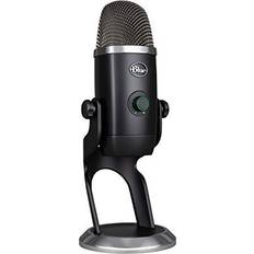 Logitech Blue Yeti X Professional Condenser USB Microphone with High-Res Metering, LED Lighting for Recording, Streaming, Gaming, Podcasting on PC and Ma