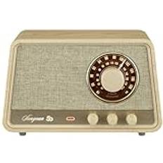 Sangean WR-101 Bluetooth Retro Bordsradio Mörk Trä