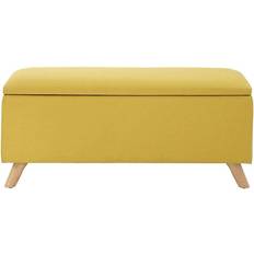 Wood Storage Benches GFW Secreto Lift Up Mustard Storage Bench 98x43cm