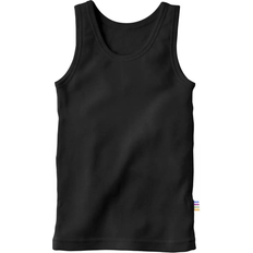 Black - Boys Tank Tops Joha Wool/Cotton Undershirt - Black (72240-42-11)