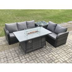 Garden & Outdoor Furniture Fimous Rattan Garden Outdoor Lounge Set