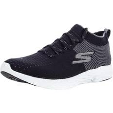 Skechers Mies - Musta Kengät Skechers Mens GO Run 6 Juoksukengät - White/Black