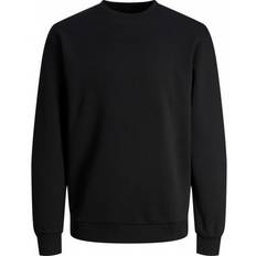 Jack & Jones Herren Pullover Jack & Jones Plain Crew Neck Sweatshirt - Black