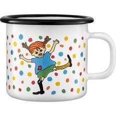 Muurla Pippi Enamel Mug 2.5 dl Jump for Joy Mug