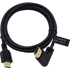 Nordic 2.1 Kablar Nordic HDMI-N1012 2.1 HDMI - HDMI Angled M-M 1m