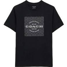 3XL T-shirts & Tank Tops Coach Signature Square T-shirt - Black