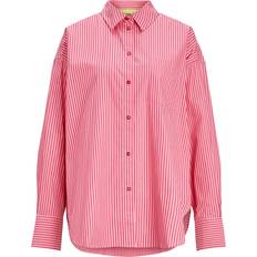 Jamie Relaxed Poplin Shirt - Pink/Cerise