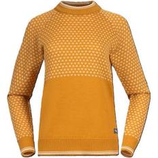 Bergans Nordmarka Merino Jumper Women Golden Field/Vanilla White