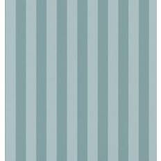 Erismann Abode Heritage Stripe Duck Egg Striped Lines Wallpaper Duck Egg Blue One Size