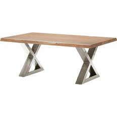 Woodford Alabria Lacquered Walnut/Stainless Steel Sofabord 70x110cm