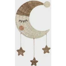 Otras Decoraciones Bloomingville Mini Moony Móvil Ratán Natural