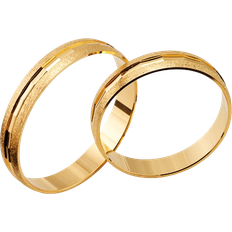 Dam - Vigselringar Flemming Uziel Simply Love Rings - Gold