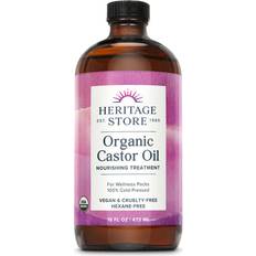 Normal Skin Body Oils Heritage Organic Castor Oil 473ml